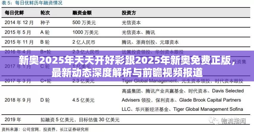 新奥2025年天天开好彩跟2025年新奥免费正版，最新动态深度解析与前瞻视频报道